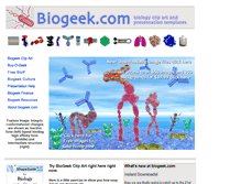 Tablet Screenshot of biogeek.com